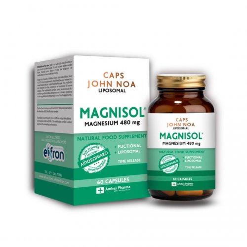 John Noa Magnisol Magnesium 480mg Λιποσωμιακό Συμπλήρωμα Διατροφής με Μαγνήσιο, 60 κάψουλες